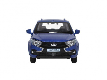 Машина ''АВТОПАНОРАМА'' LADA GRANTA CROSS, синий, 1/24, свет, звук, инерция, в/к 24,5*12,5*10,5 см