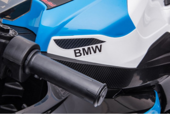 Детский электромобиль мотоцикл BMW Синий