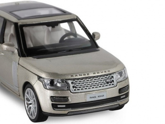 Машина ''АВТОПАНОРАМА'' 2013 Range Rover, золотой, 1/34, свет, звук, инерция, в/к 17,5*13,5*9 см