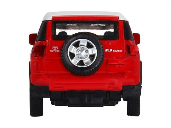 Машина ''АВТОПАНОРАМА'' Toyota FJ Cruiser, красный, 1/43, инерция, в/к 17,5*12,5*6,5 см