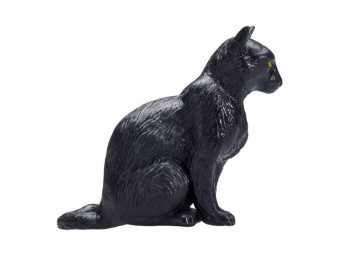 Фигурка KONIK Кошка, черная (сидящая)