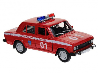 Машина Autotime LADA 2106 пожарная охрана 1:36