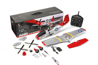 Радиоуправляемый самолет WLToys A280 3D/6G 4CH RC scale plane