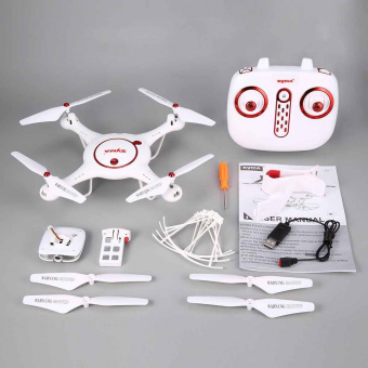 Р/У квадрокоптер Syma X5UW-D с FPV трансляцией Wi-Fi, управ. кам. с пульта 2.4G RTF