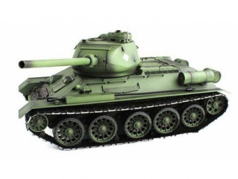 Радиоуправляемый танк Heng Long 1:16 T34-85 (зеленый) 2.4 Ghz (пневмо)