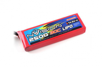 Аккумулятор nVision Li-pol 2500 mAh, 30c, 4s1p, Deans