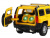 Машина ''АВТОПАНОРАМА'' Hummer H3, желтый, 1/32, свет, звук, инерция, в/к 17,5*13,5*9 см