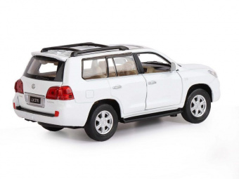 Машина ''АВТОПАНОРАМА'' Lexus LX570, белый, 1/32, свет, звук, инерция, в/к 17,5*13,5*9 см
