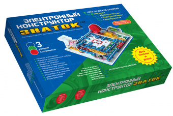 Конструктор электронный Znatok 999 схем + Школа