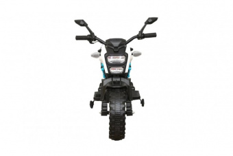 Детский электромобиль мотоцикл Harley Davidson Сине-белый