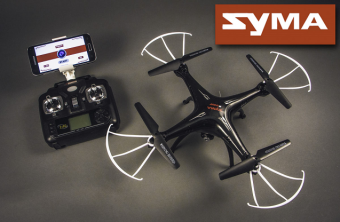 Радиоуправляемый квадрокоптер SYMA X5SW 2.4 Ghz + видеокамера (Wi-Fi) RTF