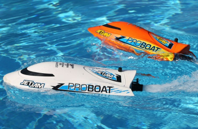 Радиоуправляемый катер ProBoat Jet Jam 12 Pool Racer (белый) RTR