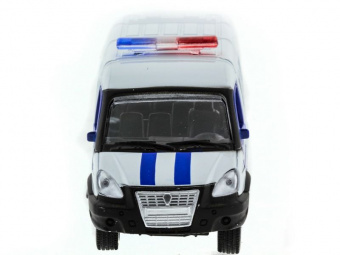 Машина ''АВТОПАНОРАМА'' инерц. ГАЗель (полиция) 1/50, в/к 14,5*8*5,5 см