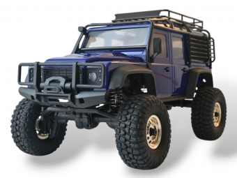 Радиоуправляемый краулер Remo Hobby OFF-ROAD (синий) 4WD 2.4G 1/18 RTR