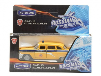Машина Autotime ''ГАЗ-13 ''ЧАЙКА'' милиция СССР 1:43