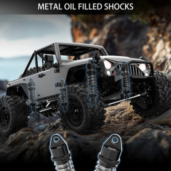 Радиоуправляемый краулер MJX Hyper Go H12Y (серый) Brushless 4WD 2.4G LED 1/12 RTR