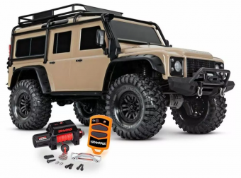 Радиоуправляемая трофи TRAXXAS TRX-4 1/10 CRAWLER SAND + лебедка