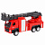 Машина ''АВТОПАНОРАМА'' VOLVO FM Пожарная служба, красный, 1/72, инерция, в/к 17,5*13*6,5 см