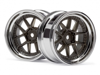 Диски 1/10 - DY-CHAMPION 26мм  (CHROME/BRONZE/6мм/2шт)