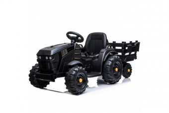 Детский электромобиль Bettyma трактор с прицепом 2WD 12V Черный