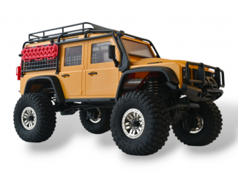Радиоуправляемый краулер Remo Hobby OFF-ROAD (желтый) 4WD 2.4G 1/18 RTR