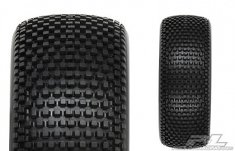 Колеса в сборе Proline Blockade S3 (Soft) Off-Road (белые диски) для моделей багги 1:8 2шт