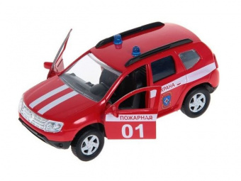 Машина Autotime ''RENAULT DUSTER'' пожарная охрана 1:38
