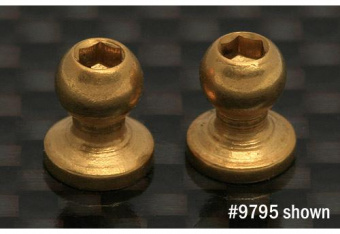 Шаровые - Ti Nitride Ballstuds 4-40x.20 - short (2шт)