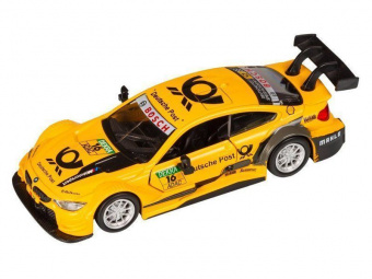 Машина АВТОПАНОРАМА BMW M4, 1/44, желтый, инерция, откр. двери, в/к 17,5*12,5*6,5 см
