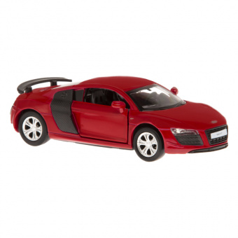 Машина АВТОПАНОРАМА Audi R8 GT, красный, 1/43, инерция, откр. двери, в/к 17,5*12,5*6,5 см