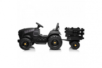 Детский электромобиль Bettyma трактор с прицепом 2WD 12V Черный