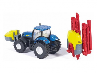 Трактор Siku 1799 New Holland с опрыскивателем Kverneland, 1/87