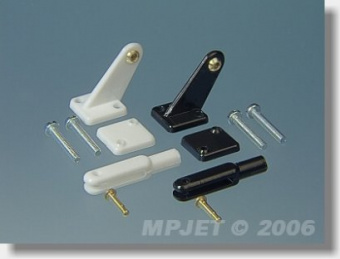 Кабанчик малый, пластик, с шаровым подшипником короткий, черный, MPJet, 2шт.