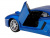 Машина АВТОПАНОРАМА Lamborghini Aventador Coupé, 1/24, синий, свет, звук, в/к 24,5*12,5*10,5 см