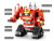 Радиоуправляемый конструктор CADA 2 в 1 пожарный  робот-трансформер (538 деталей)