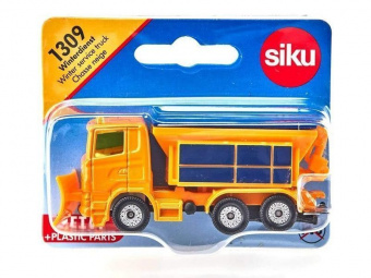 Снегоуборщик Siku 1309 1/55, 8.7 см, желтый/синий