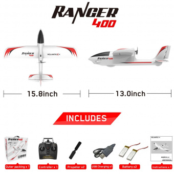 Планер Volantex 761-6 Ranger 400 RTF (с системой стабилизации)
