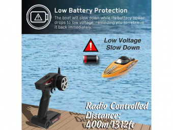 Радиоуправляемый катер Volantex RC 798-4 Vector SR80 PRO Brushless 2.4G ARTR
