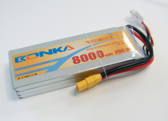 Аккумулятор LiPo Bonka 8000мАч 25C 11.1V