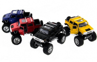 Машина Kinsmart Hammer H2 (off road) 1:40 инерционная