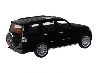 Машина ''АВТОПАНОРАМА'' Mitsubishi Pajero 4WD Tubro, черный, 1/33, свет, звук, в/к 17,5*13,5*9 см