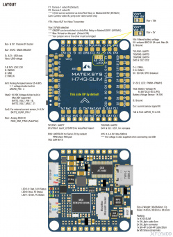 Полетный контроллер Matek H743-SLIM V3