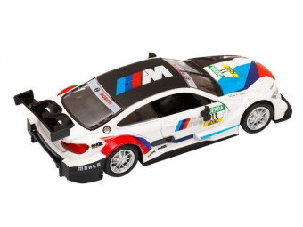 Машина АВТОПАНОРАМА BMW M4, 1/44, белый, инерция, откр. двери, в/к 17,5*12,5*6,5 см