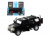 Машина ''АВТОПАНОРАМА'' Hummer H3, черный, 1/32, свет, звук, инерция, в/к 17,5*13,5*9 см