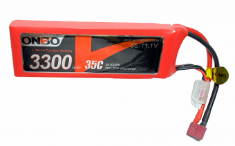 Аккумулятор LiPo Onbo 3300mAh 3S 11.1V (35C) T-Dean