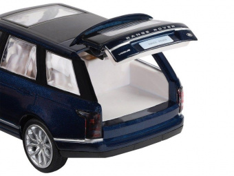 Машина АВТОПАНОРАМА'' 2013 Range Rover, темно-синий, 1/34, свет, звук, инерция, в/к 17,5*13,5*9 см