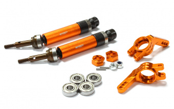 Heavy-Duty 6mm Wheel Axle Conversion for 1/10 Stampede 2WD, Rustler 2WD & Monster Jam