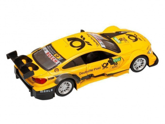 Машина АВТОПАНОРАМА BMW M4, 1/44, желтый, инерция, откр. двери, в/к 17,5*12,5*6,5 см