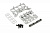 Narrow Roof-Mounted Light Bar Set - Chrome