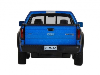 Машина ''АВТОПАНОРАМА'' Ford F-150 SVT Raptor, синий, 1/34, свет, звук, инерция, в/к 20*10*11 см